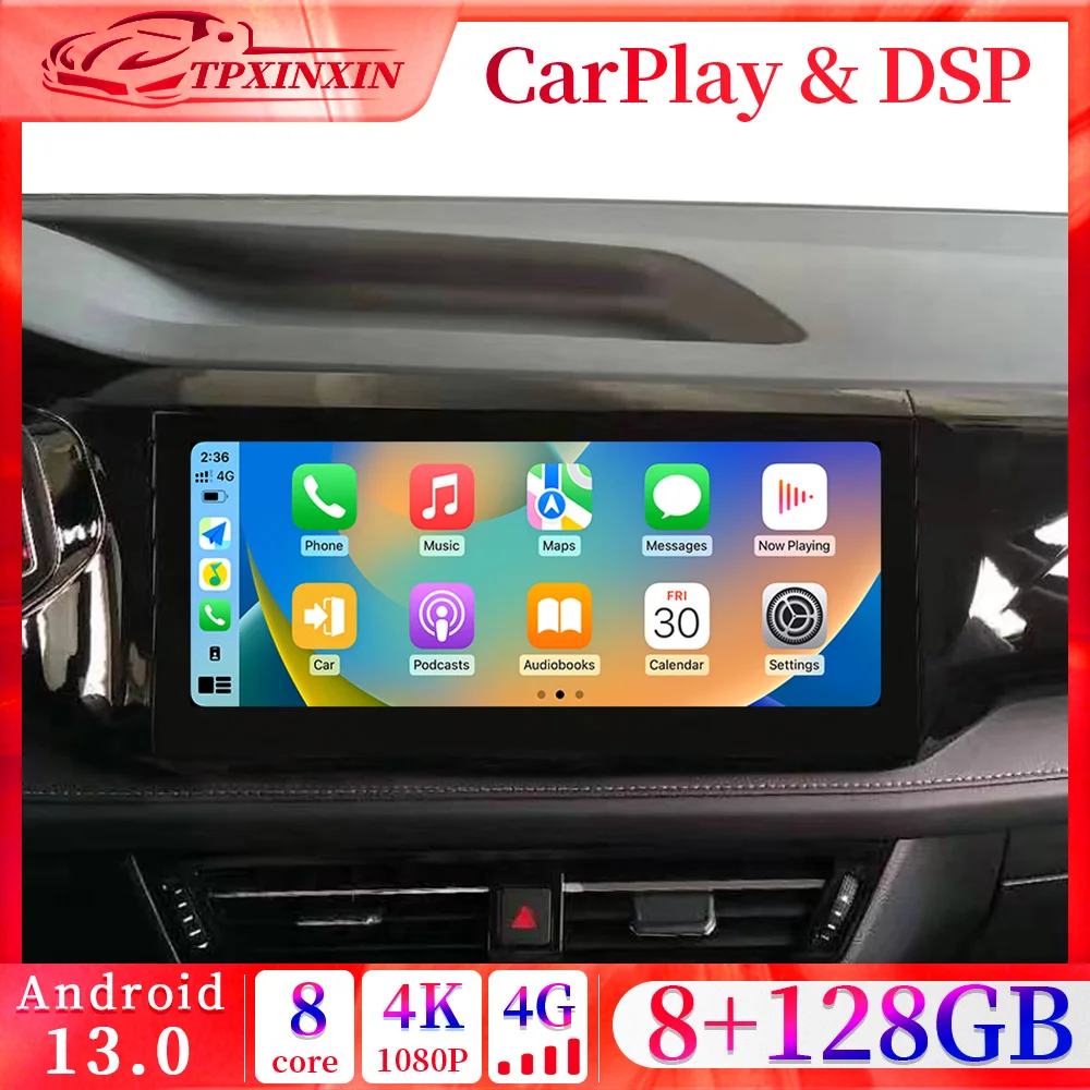 128GB Android 13 For Volkswagen Tharu 2019-2021 Carplay  Car GPS Navigation Auto Radio Multimedia Player Car Intelligence System