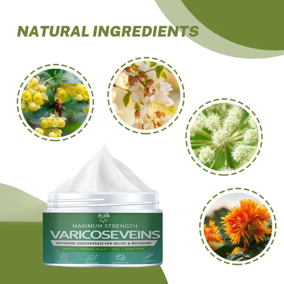2023 Latest Varicose Pain Treatment Phlebitis Vasculitis Rotten Leg Spider Leg Treatment Cream face creams for women