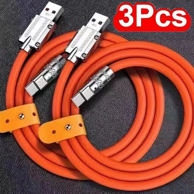 �y�Z�[�����z1-3 �� 120 ���b�g 6A USB �^�C�v C �P�[�u���������[�d�t�̃V���R�[���A���~�j�E�������f�[�^�R�[�h Samsung Xiaomi Huawei �p