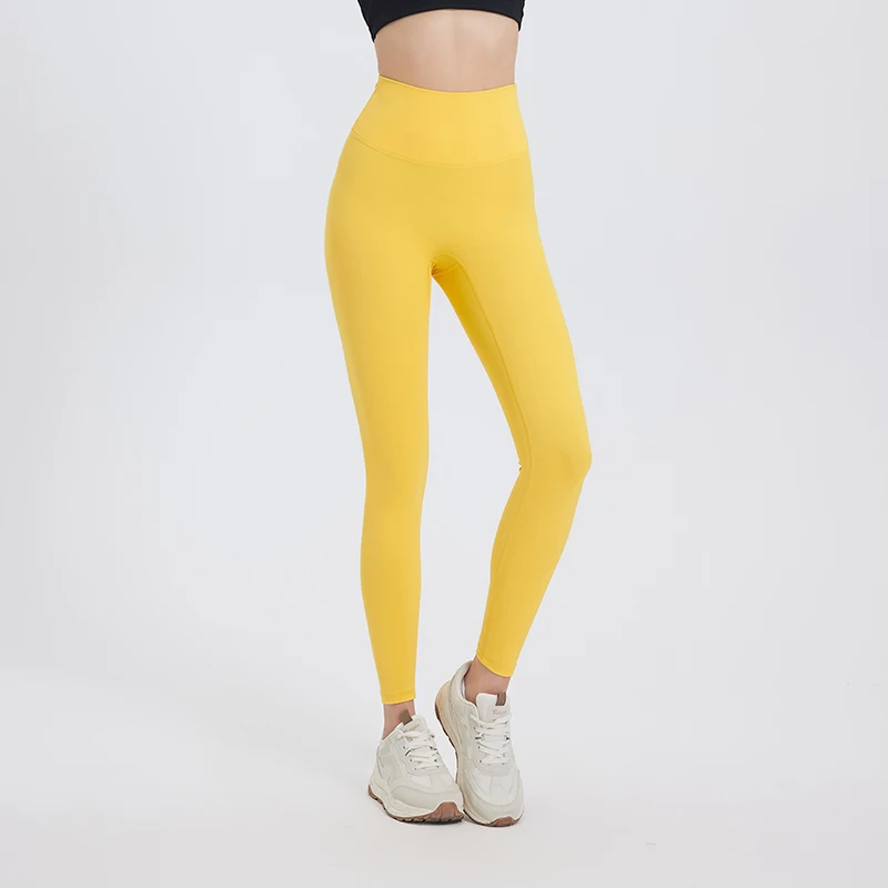 Women Sport Leggings Elastic Leggings Yoga Leggings High Waisted Tummy Control Leggings Women Fitness Elastic Tights Soft Fabric