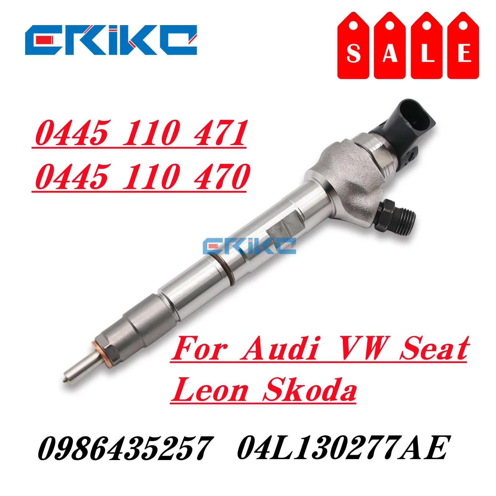 

0445110471 Diesel Fuel Injector 0445110470 Auto Parts 0986435257 For Audi VW Seat Leon Skoda 04L130277AE 04L130277C