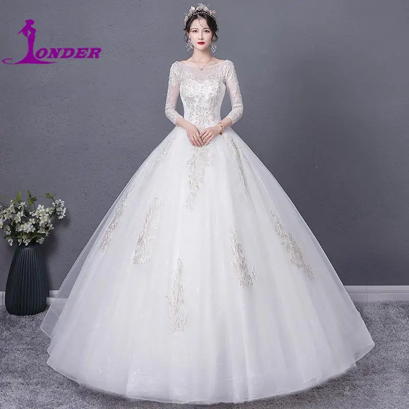 Sonder O-neck Brides Wedding Dresses Classic Organza Short Wedding Ball Gown Whiite Vestidos De Novia