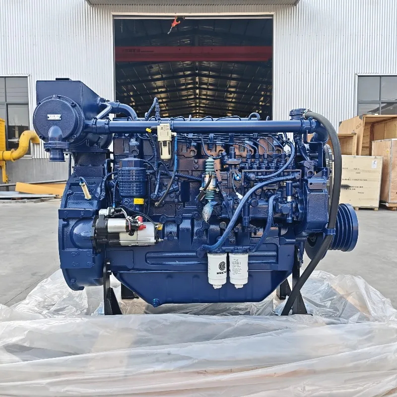 Customized 6 Cylinder 100hp 150hp WP6 Marine Diesel Engine Generator Auto Start Open Frame ATS Inboard Gear Box Fishing Boats