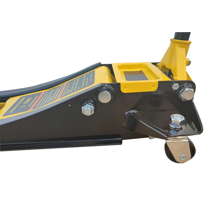 Stainless Steel Horizontal Hydraulic Floor Jack, 50 Ton or More, Dual-Pump, Ultra-Low Profile Vehicle Repair Support Stand