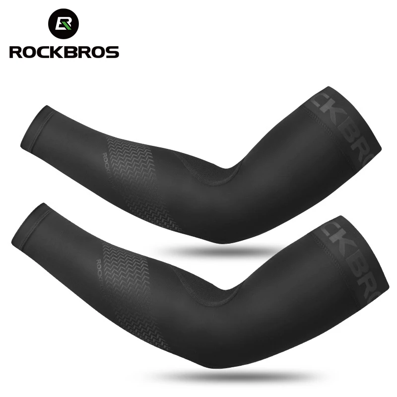 

ROCKBROS Ice Silk Bicycle Sleeves Summer Breathable Cycling Arm Protection Covers Sunscreen Outdoor Sports MTB Road Bike Sleeves