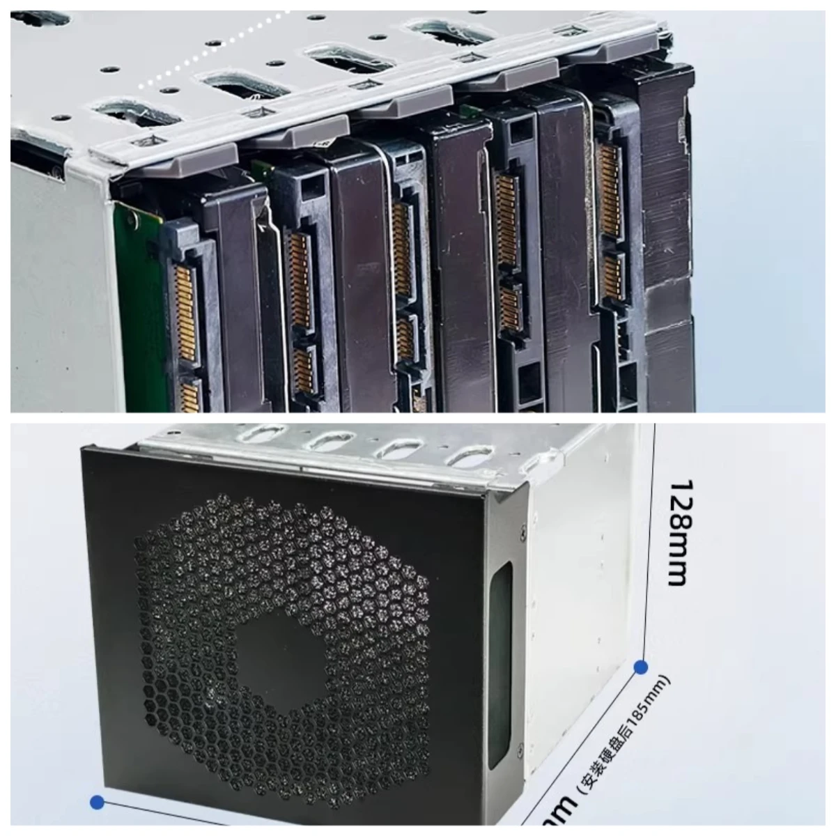 5-Disk Hard Disk Cage, Chassis Hard Disk Cage 3 To 5 Can Hold 5 3.5-inch Disks, Accounting for 3 Optical Drive Disk