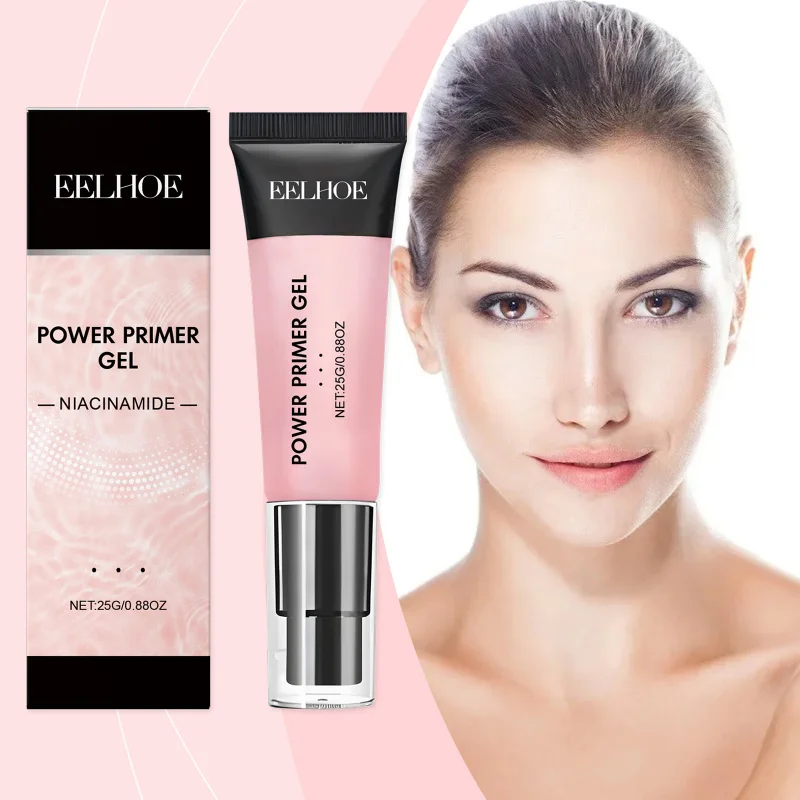 

Brightening Primer Gel Hydrating Smoothing Makeup Base Lightweight Non-Greasy for Flawless Makeup All Skin Types
