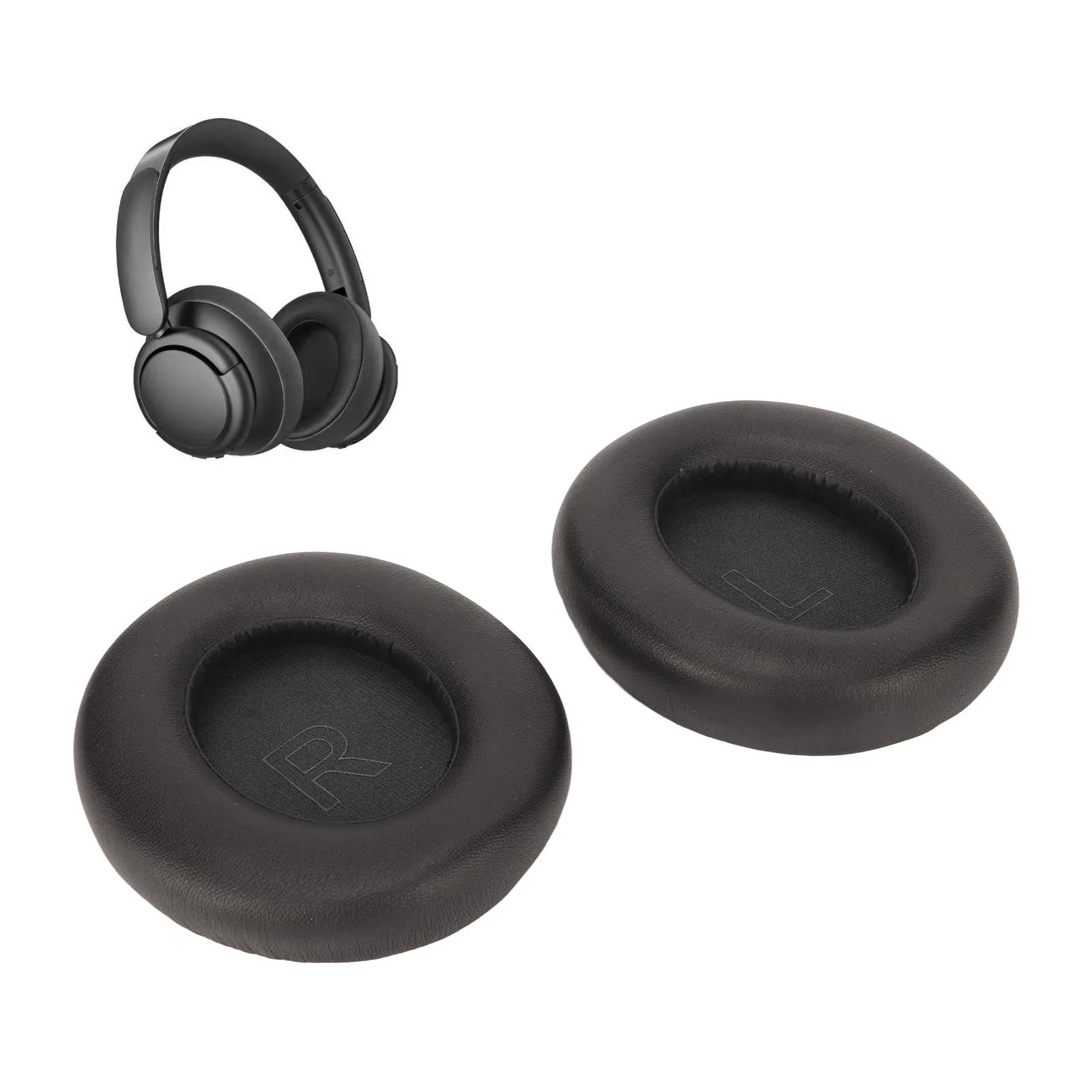 ZK30 Hoofdtelefoon Oorkussens Eiwit Leer Vervanging Headset Oorkussens voor Anker Soundcore Life Q30 Q35