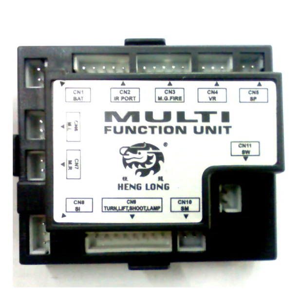 Vecchia versione HL(henglong) trasmettitore 27Mhz/controller Radio + scheda ricevitore/scheda IC per serbatoio fumatori 1/16 r/c 3818-1 3889-1