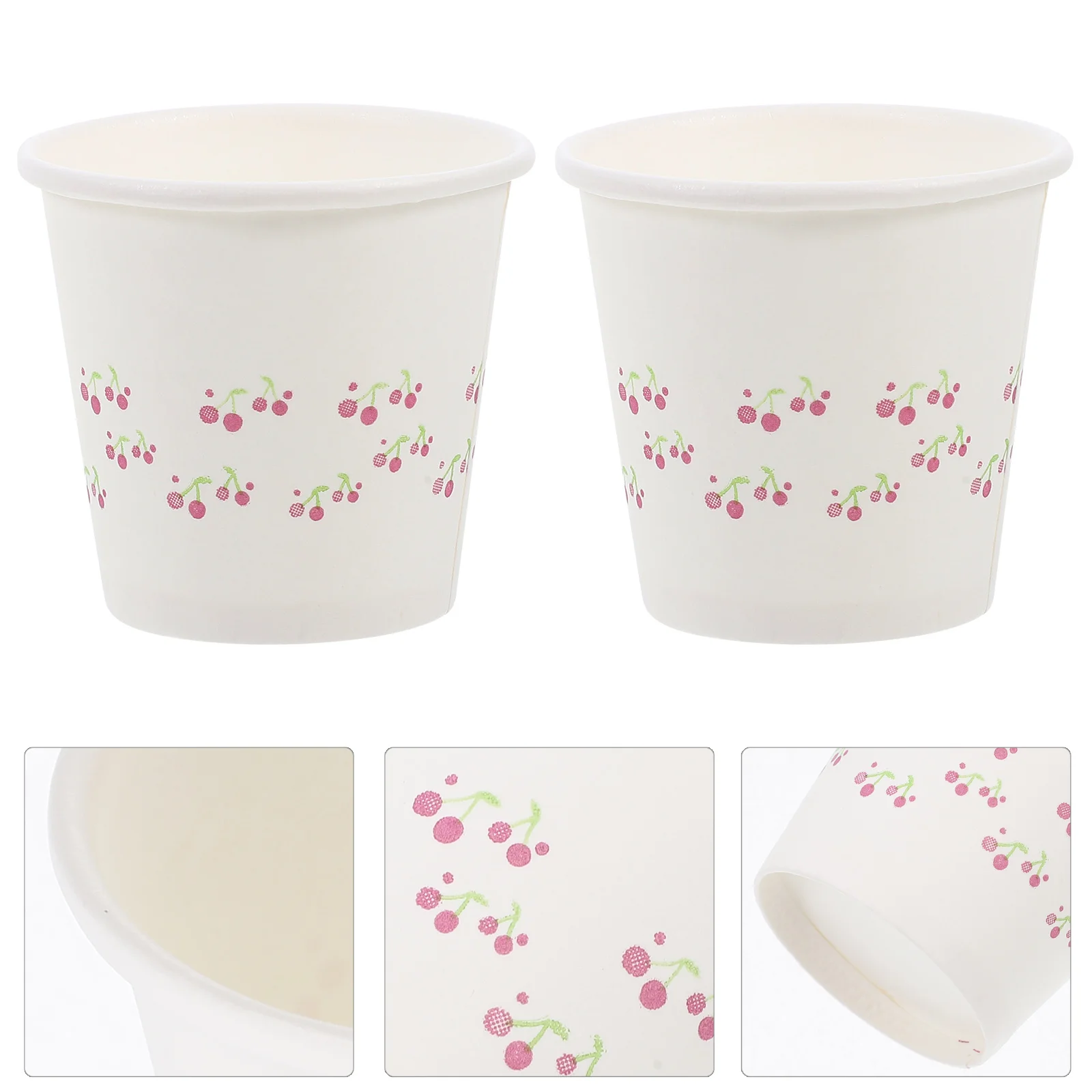 100 Pcs Tasting Cup Small Snack Cups Mini Drink Disposable Bathroom Drinking Paper