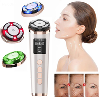 Hifu Facial Massage Lifting Machine Anti Aging Wrinkle Face Massager Red Lights Therapy Neck Beauty EMS Microcurrent Firm Skin