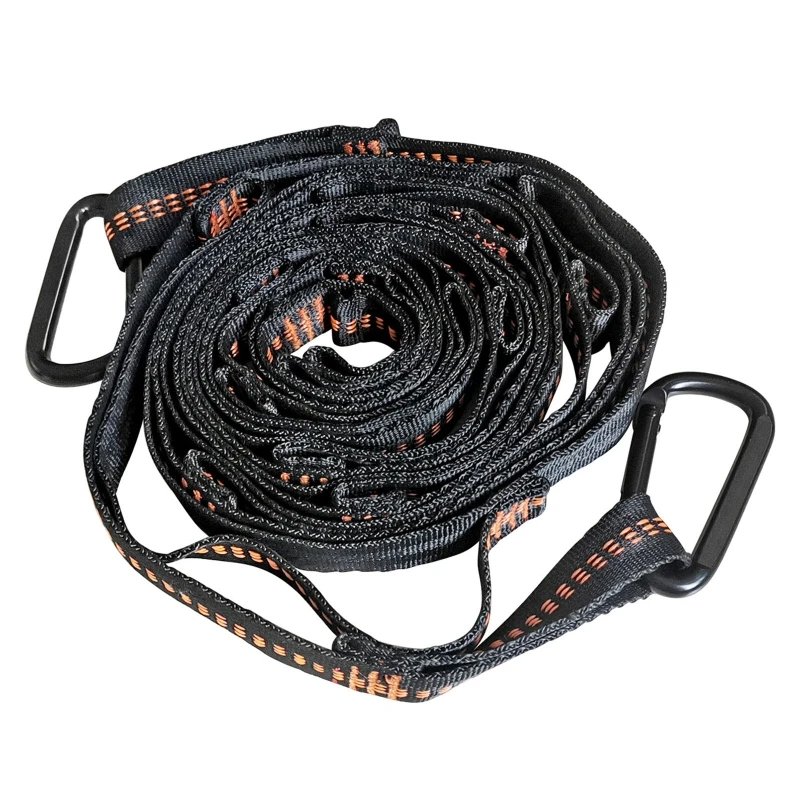 เล่นชุดบันไดเต็นท์ระงับเต็นท์เชือกบันได Webbing ริบบิ้น Escape การฝึกอบรม Fire กู้ภัยปีนเขา40JE