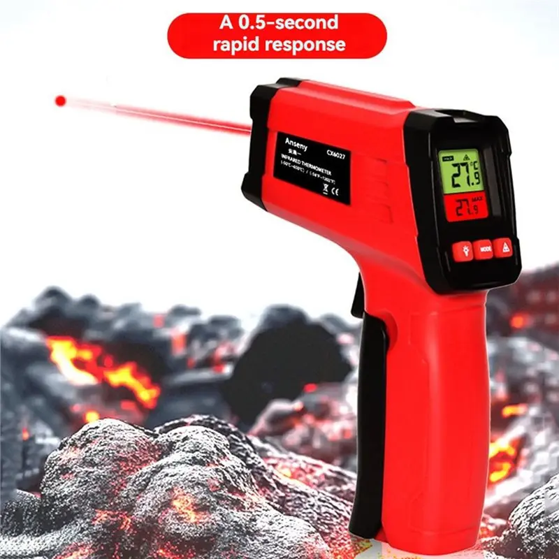 A05G-For Industrial For Baking Infrared Thermometer Non-Contact Digital IR Oil Temperature Measurement For BBQ Meat Cooking