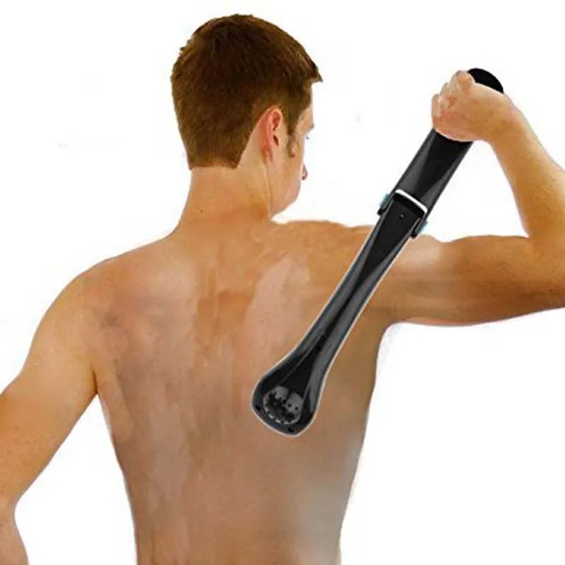 

Back Body Hair Shaver for Men Two Head Blade Trimmer Body Leg Razor Long Handle Hair Removal Razors