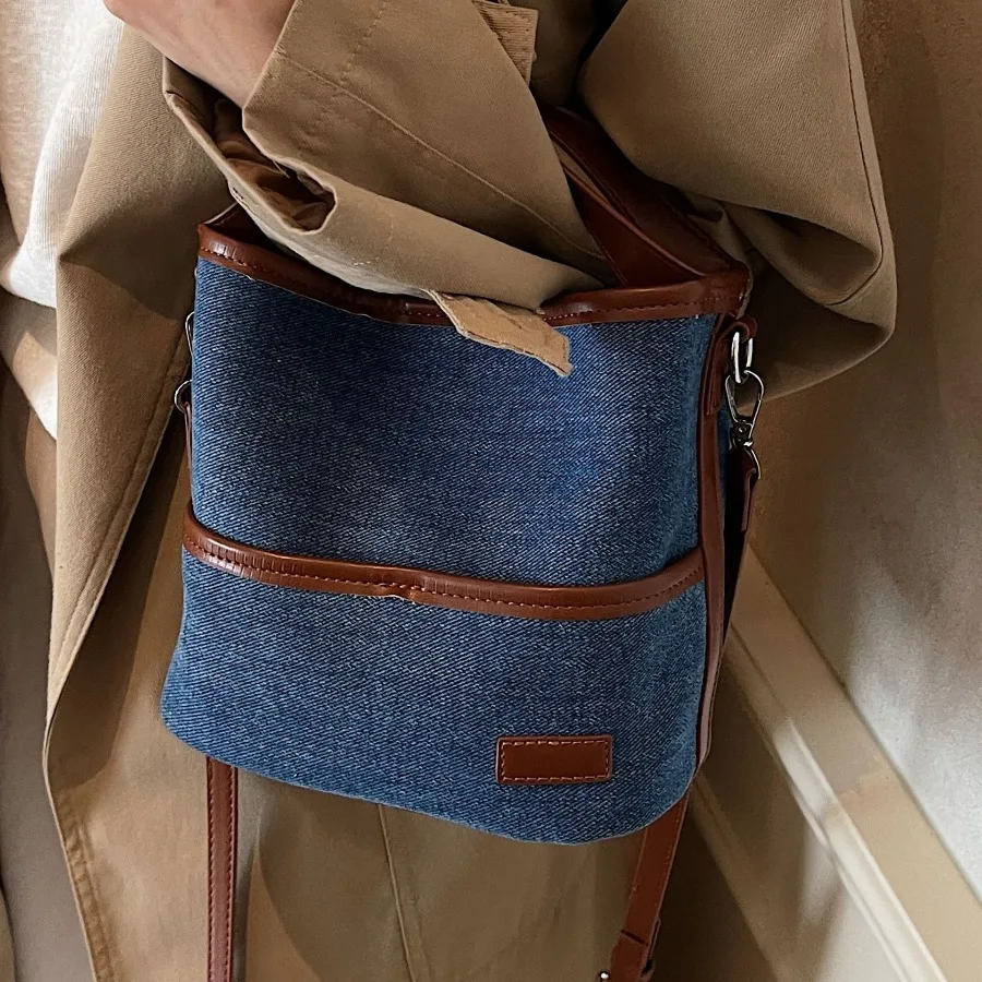 

Fashion simple loose sense of handbag versatile temperament shoulder bucket bag large-capacity commuting crossbody women's bags