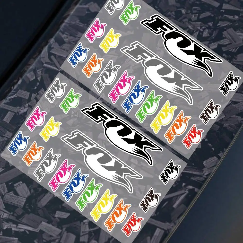1PC Motorcycle Car Locomotive Reflective Laser Sticker Styling Vinyl Decal Stickers Decoration FOR F-FOX