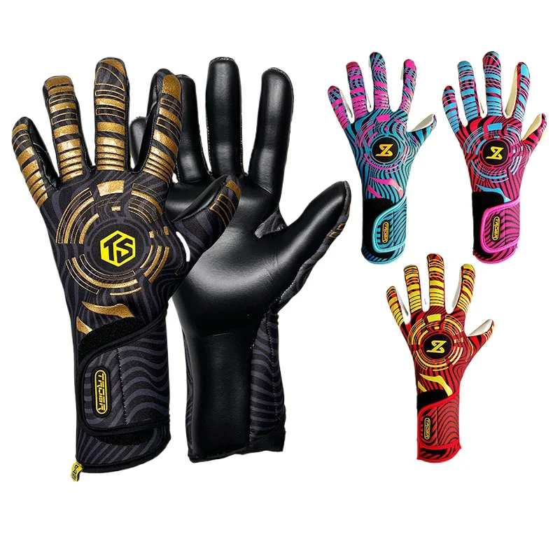 Kids Adults Football Goalkeeper Gloves Thickened Latex Professional Protection Non-Slip Soccer Goalie Goalkeeper Football Gloves