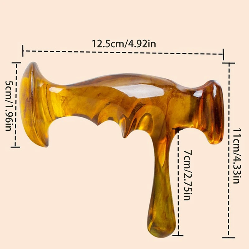 

T-shaped Massager Thumb Finger Pressure Press Trigger Point Manual Deep Physiotherapy Massage Tools Full Body Muscle Relax Stick