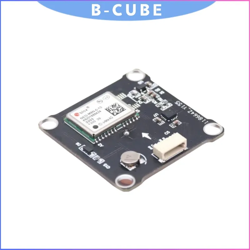 B-CUBE M8N GPS モジュール、QMC5883L コンパス付き、FPV ドローン用、F4V3S PLUS フライト コントローラーおよび INAV と互換性あり