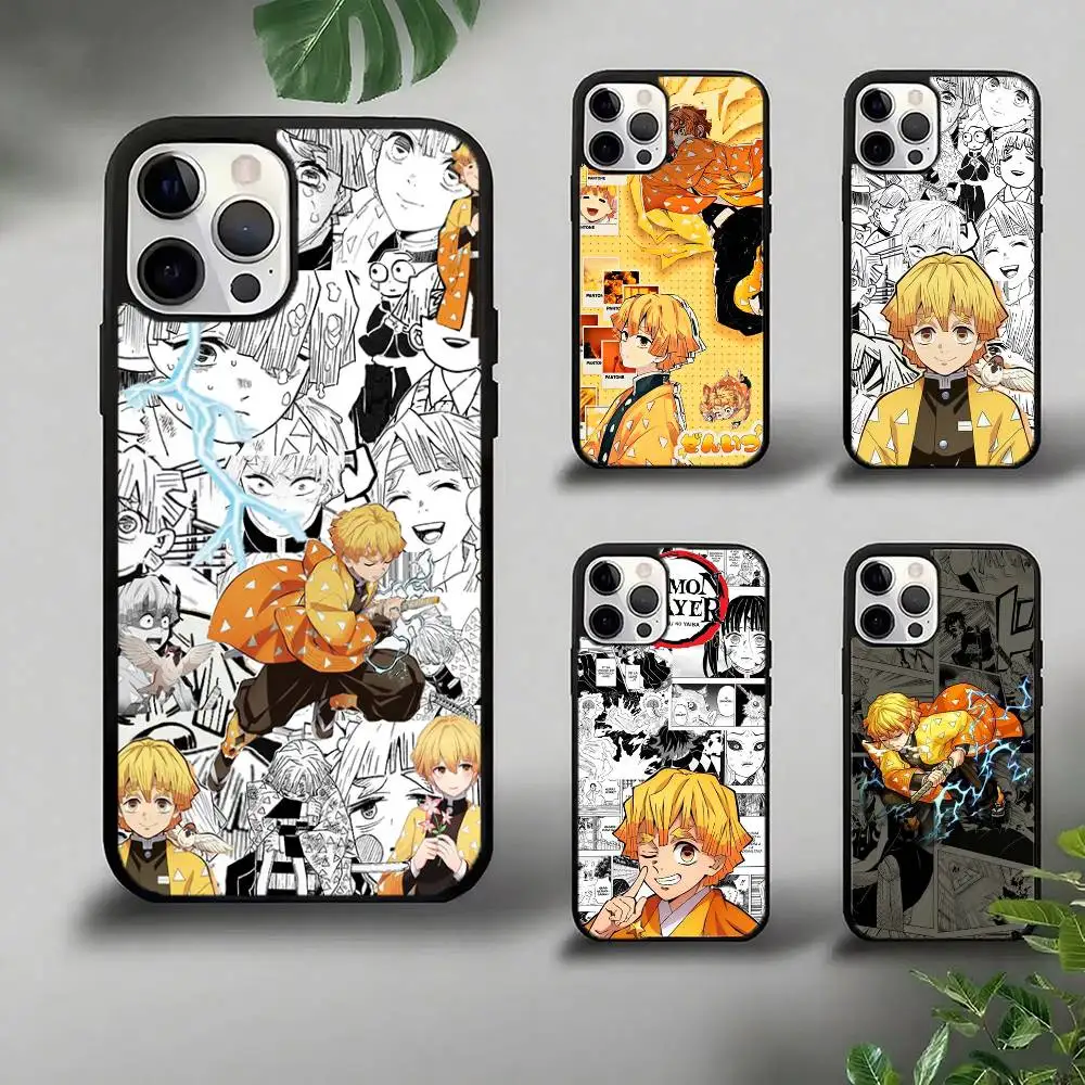 

1 шт., чехол для телефона Agatsuma Z-Zenitsu с сильным магнитом для IPhone 17 16 15 14 13 Pro Max 11 12 Mini