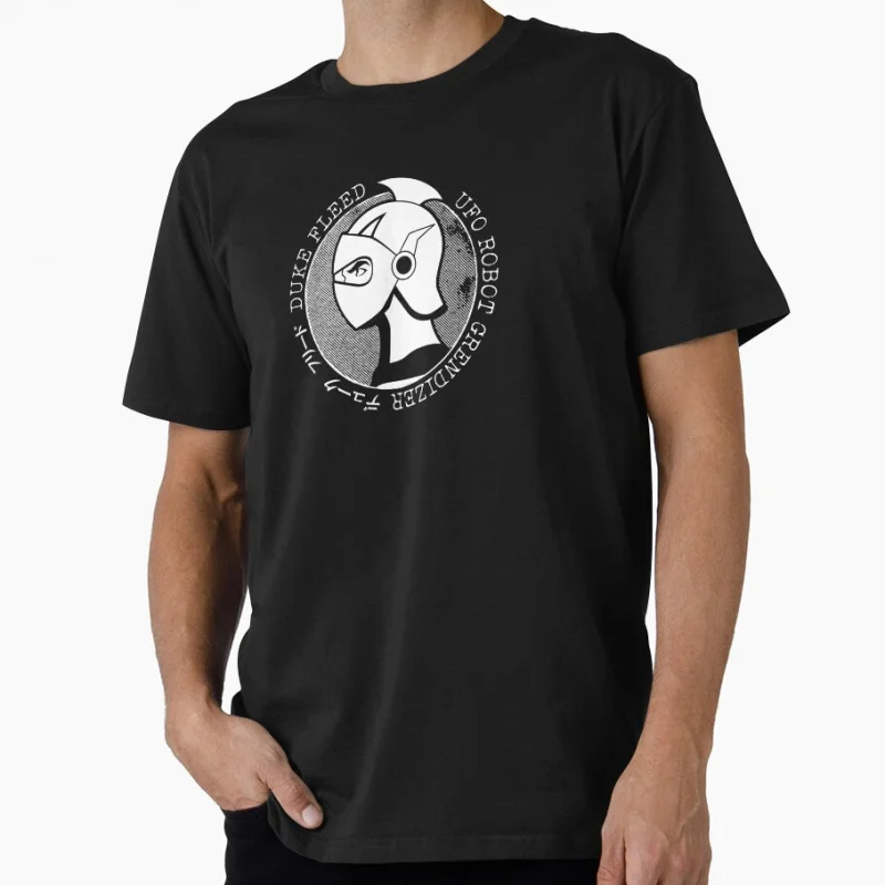 

Duke Stamp WHT Classic Mecha Anime UFO Robot Grendizer Gift t shirt for man Y2K clothes 1223 All size Tops S-6XL Cartoon Tee