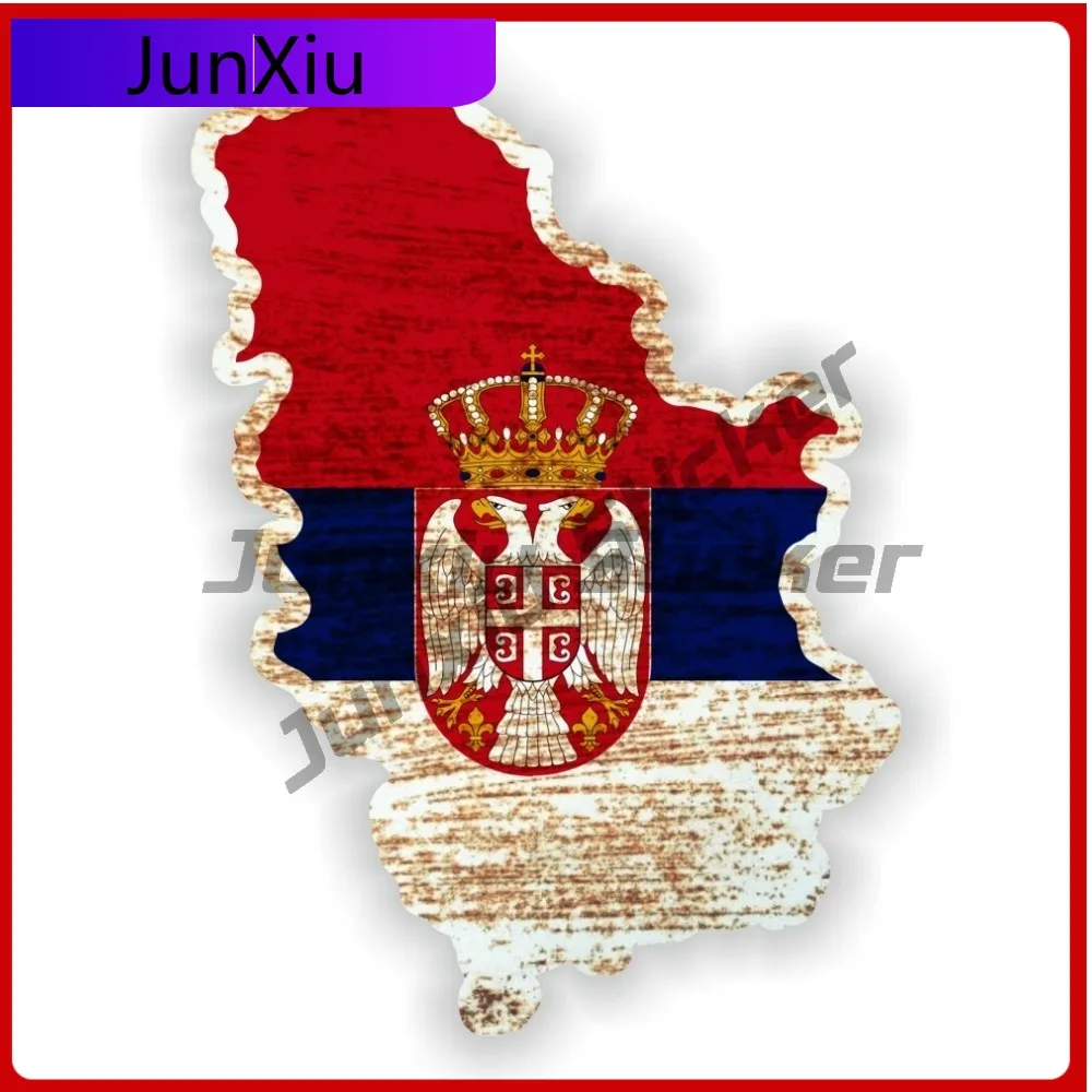 

Serbia Kosovo Map New Best Gift Vinyl Classic Bumper Decal Waterproof Car Laptop Window Auto Exterior Decor