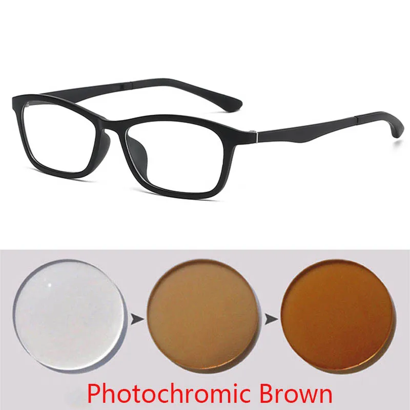 2248 Square TR90 Frame Clear Lens Prescription Glasses Myopia Nerd Spectacles Degree -0.5 -1.0 -2.0 -3.0 -4.0 to -6.0