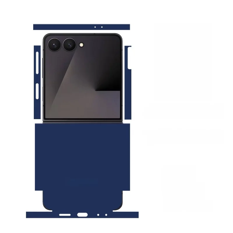 Skin For Samsung Galaxy Z Flip7 6 5 4  Back Film Sticker Full Cover Protective Decal Wrap Side Frame Back Screen Protector