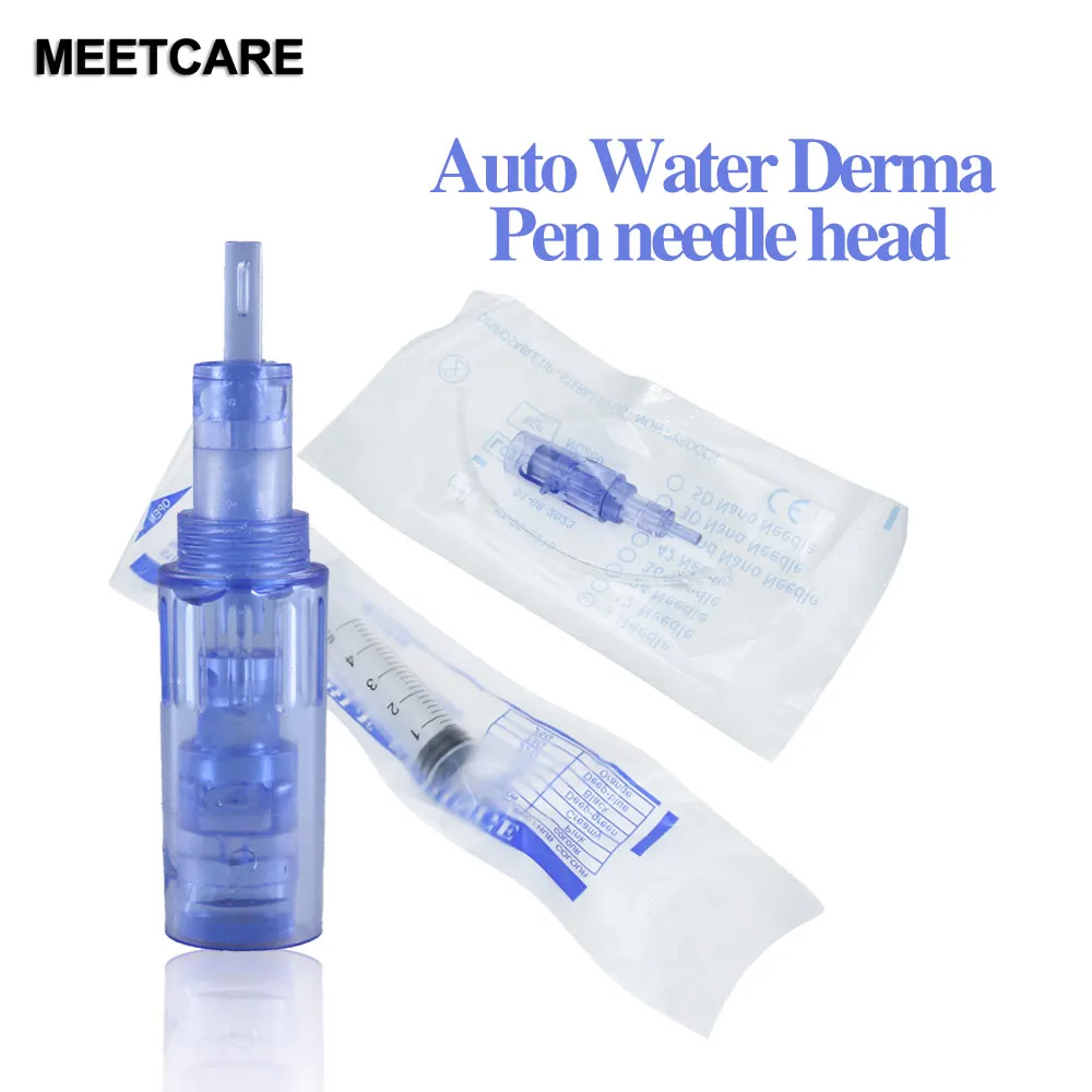 Mikronadel mit Spritzenpistole Hydra Dermapen Nadelkartuschen Injektorstift Aqua Microneedling 9 12 24 36 42 Pin Nadel – Detail 1