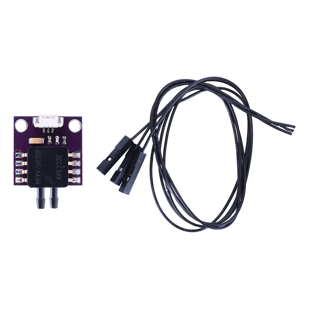 MPXV7002DP Differential Pressure Sensor Board 2.5V -2-2 KPa Airspeed Meter Breakout Board Transducer for Arduino Microcontroller