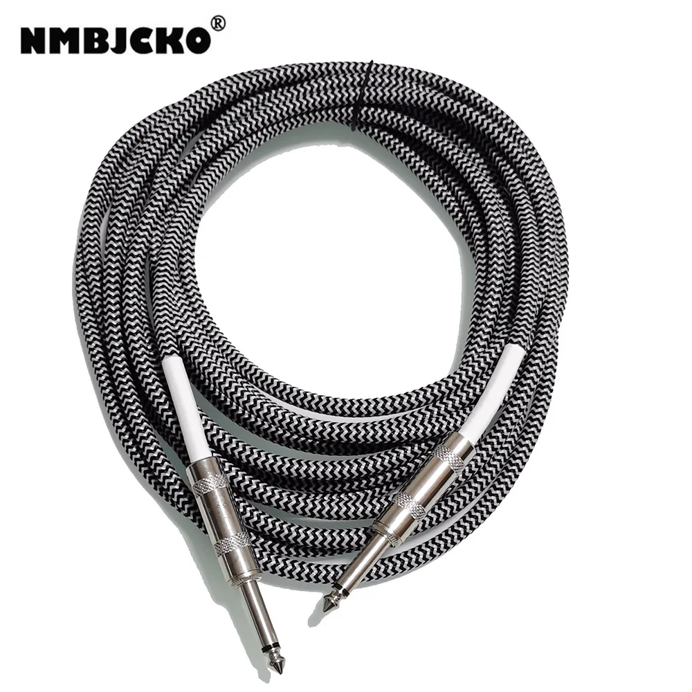 Professional 10 FT Guitar Cable, 1/4 Inch Instrument Cable- Noise Free and Super Durable Guitar Chord- AMP Cord for Bass etc 02