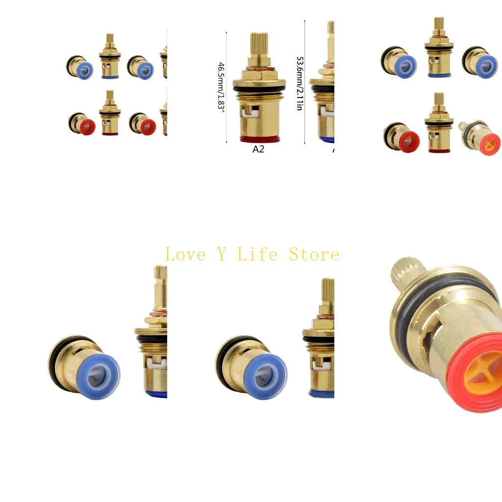 خرطوشة الصنبور L74C "20 استبدال الأسنان صمامات الصمامات النحاسية خرطوشة السيراميك #1