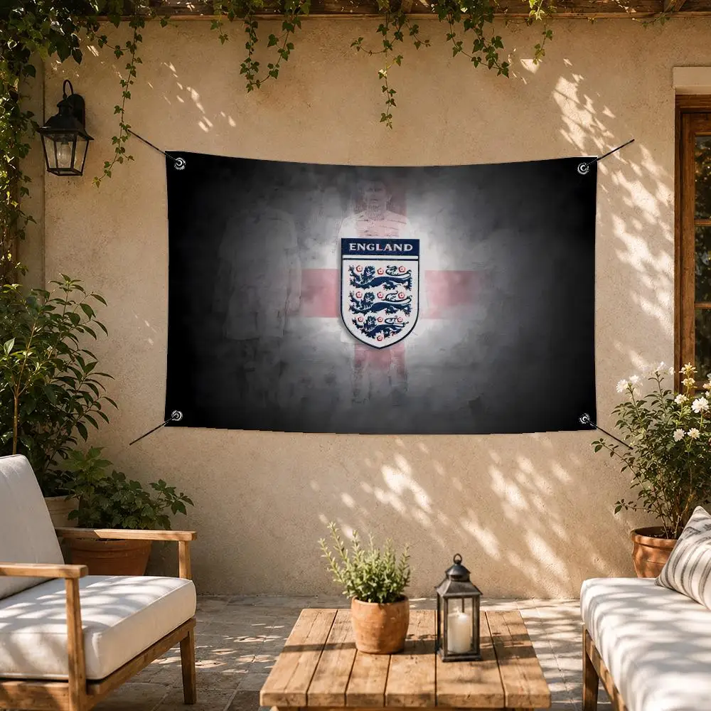 Elite Team England Flags Room Bedroom Home Outdoor Wall Hanging Concert Printed Background Decoration Art Banne