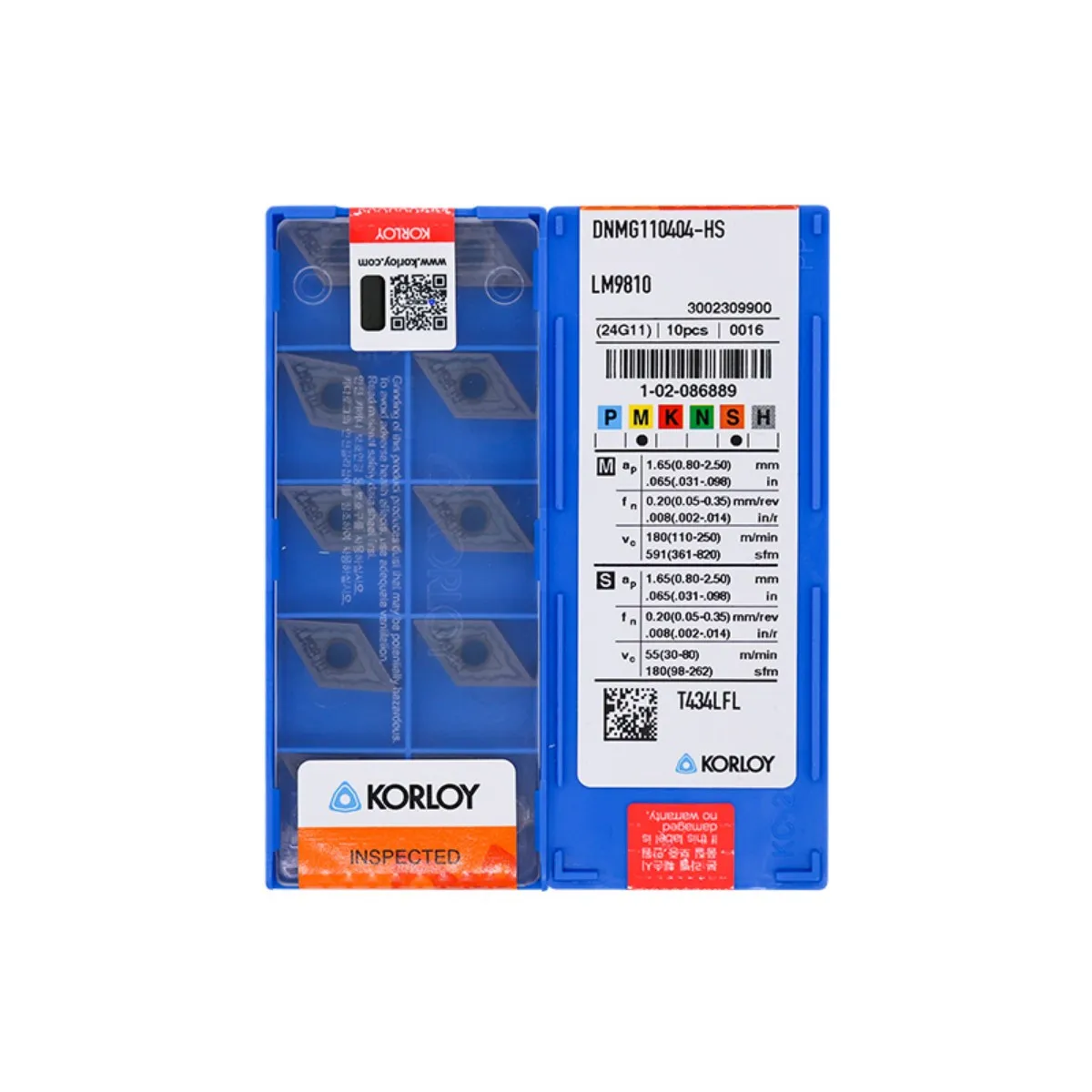 10 قطعة KORLY 100% الأصلي DNMG1104 04 08 DNMG1504 04 08 DNMG1506 04 -HF HM HA HS VP2 CC115 CN2000 H01 LM9810 تحول إدراج