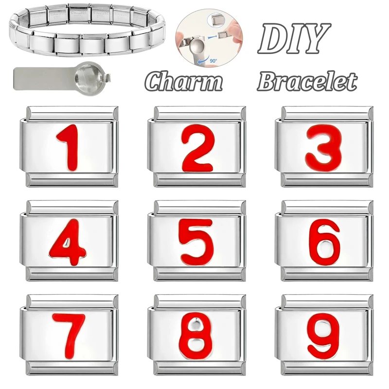 جديد جميل الحيوانات الأليفة القطط والكلاب وصلات سحرية إيطالية تناسب 9 مللي متر سوار الفولاذ المقاوم للصدأ النساء الرجال DIY بها بنفسك صنع المجوهرات #4