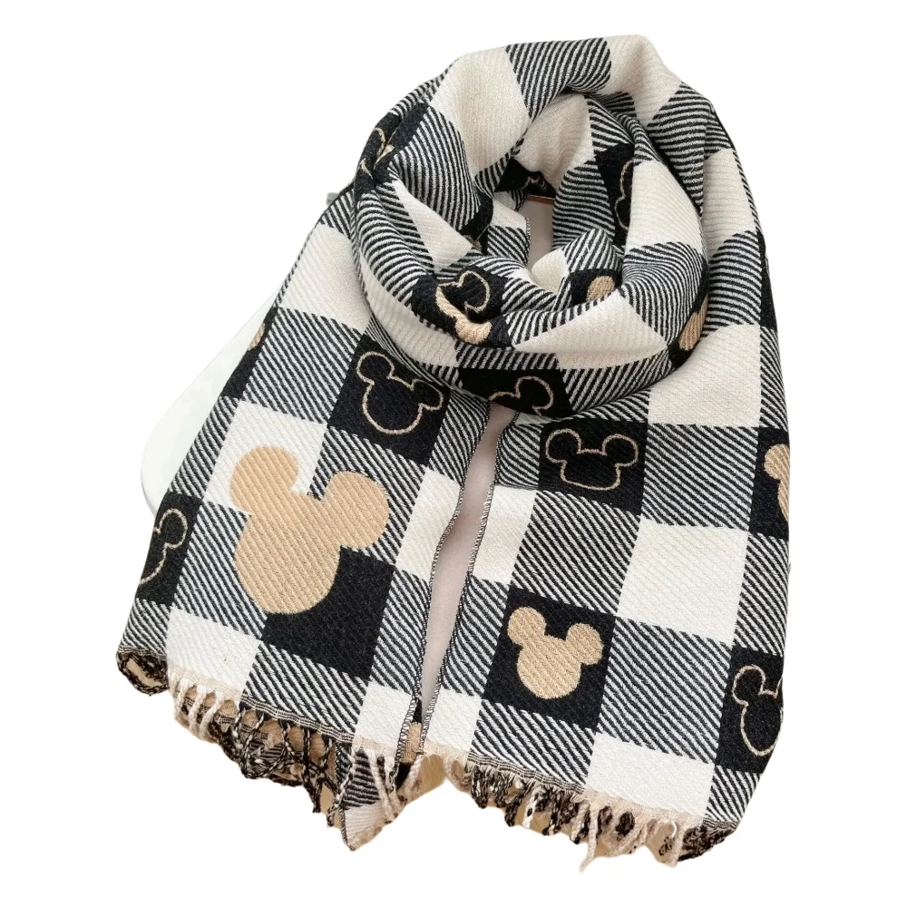 2025 luxe hiver cachemire écharpe femmes nouveau Design chaud Pashmina longs gland foulards femme imprimé châle épais Foulard Bufanda