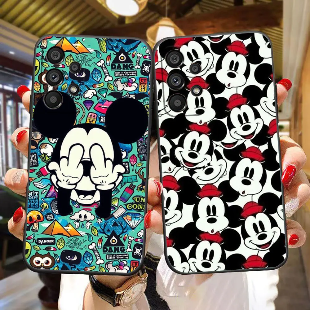 Cute M-Mickey M-Minnie Mouse Phone Case For Samsung Galaxy A90 A80 A73 A71 A70 A53 A52 A51 A42 A33 A32 A22 A21S A14 A13 A12 Case