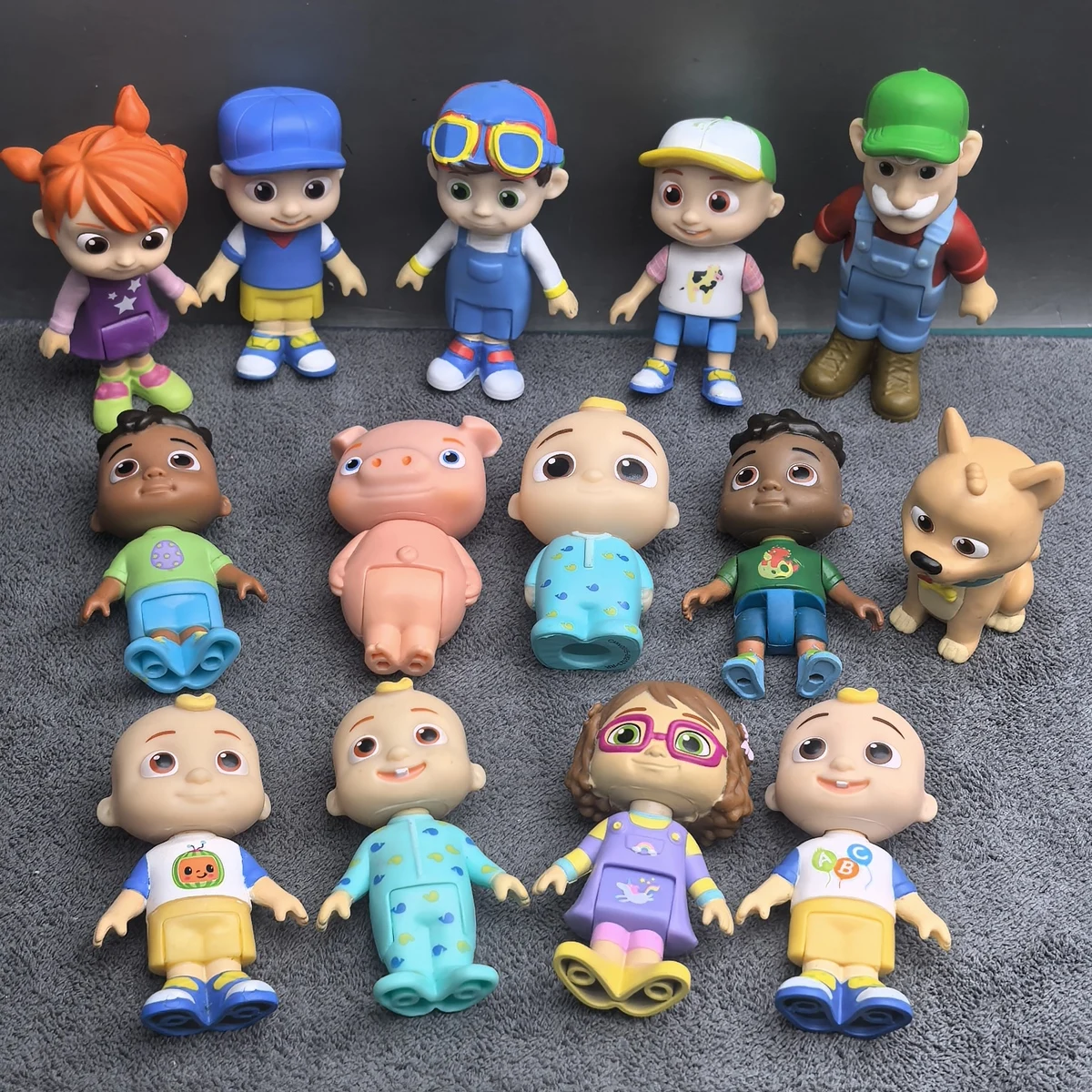 

6 шт./8 шт. оригинальный супер JOJO какао арбуз школьный автобус JOJO экшн-кукла мультфильм аниме кукла милая коллекция кукол детские игрушки