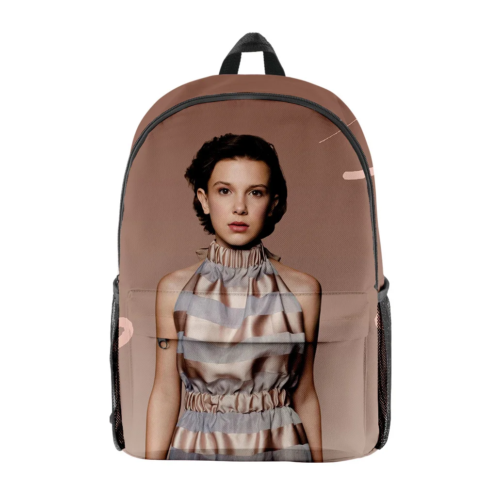 Popular Novelty Millie B Brown pupil Bookbag Notebook Backpacks 3D Print Oxford Waterproof Boys/Girls Fashion Travel Backpacks