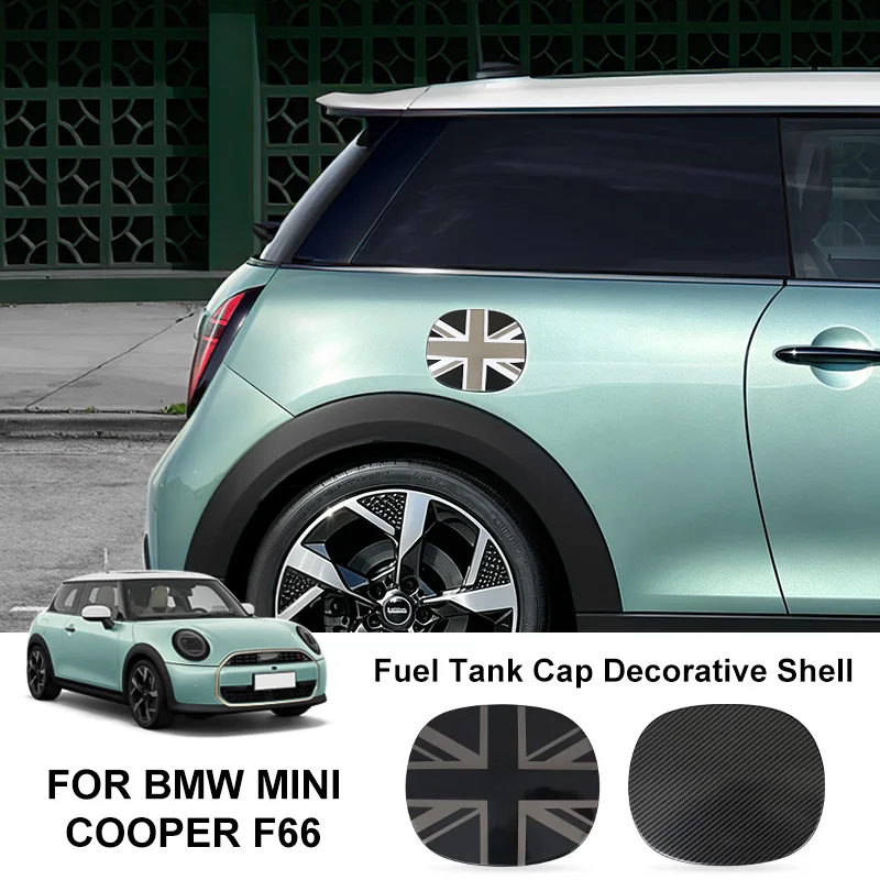 ABS Car Fuel Tank Cap Decorative Sticker Shell for Mini Cooper S JCW F66 2025 Car Styling Exterior Trim Accessories