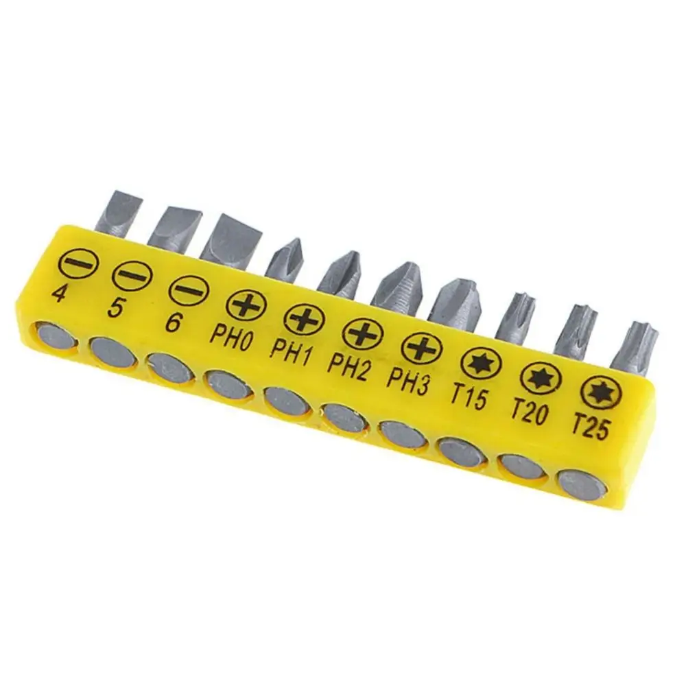 

180 Degrees Red Hat Reinforced Screwdriver PH0 PH1 PH3 T15 T20 T25 Compact Non-slip Screwdriver Durable Magnetic