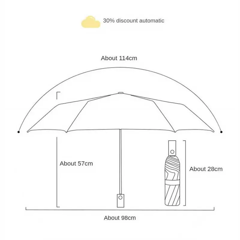 Portable Sun Umbrella Sunny and Rainy Umbrella Mini Pocket Cute Color Folding Umbrella Black Rubber UV Protection Sunshade