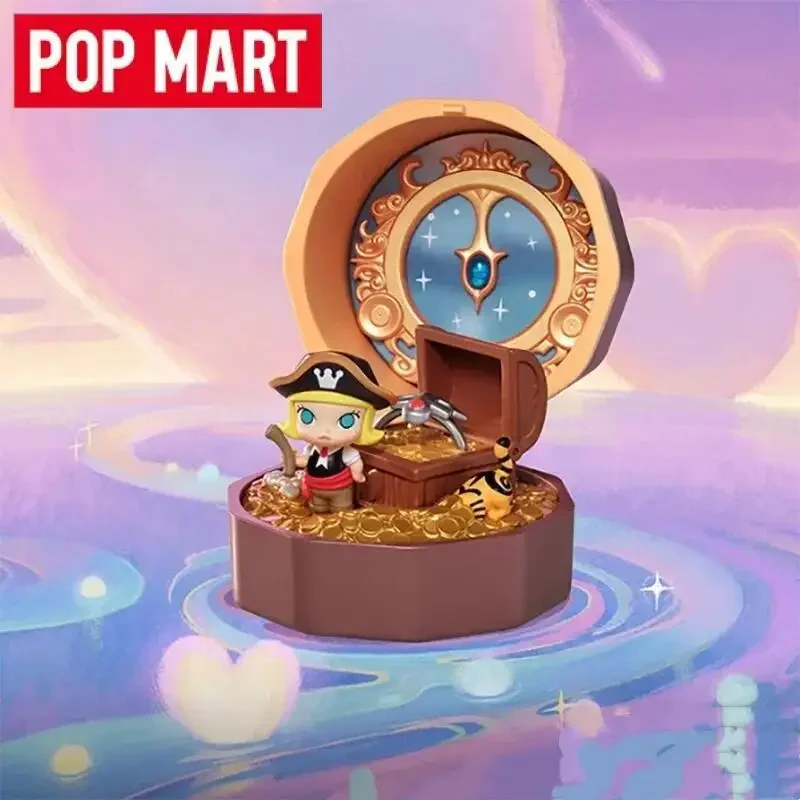 POP MART Romantic Ring Box Series 4 Scene Set Blind Box Toys Dolls Desktop Model Surprise Mystery Box Kawaii Anime Action Figure