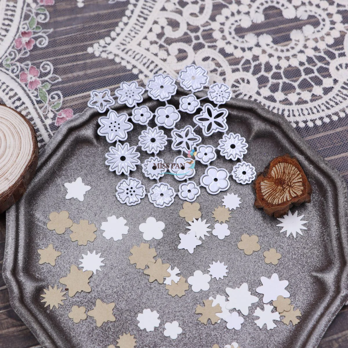 Small Petal Flower Metal Dies Cutting for Scrapbooking Embossing DIY Manual Photo Album Decor Knife Mold 2023 New Craft Stencils