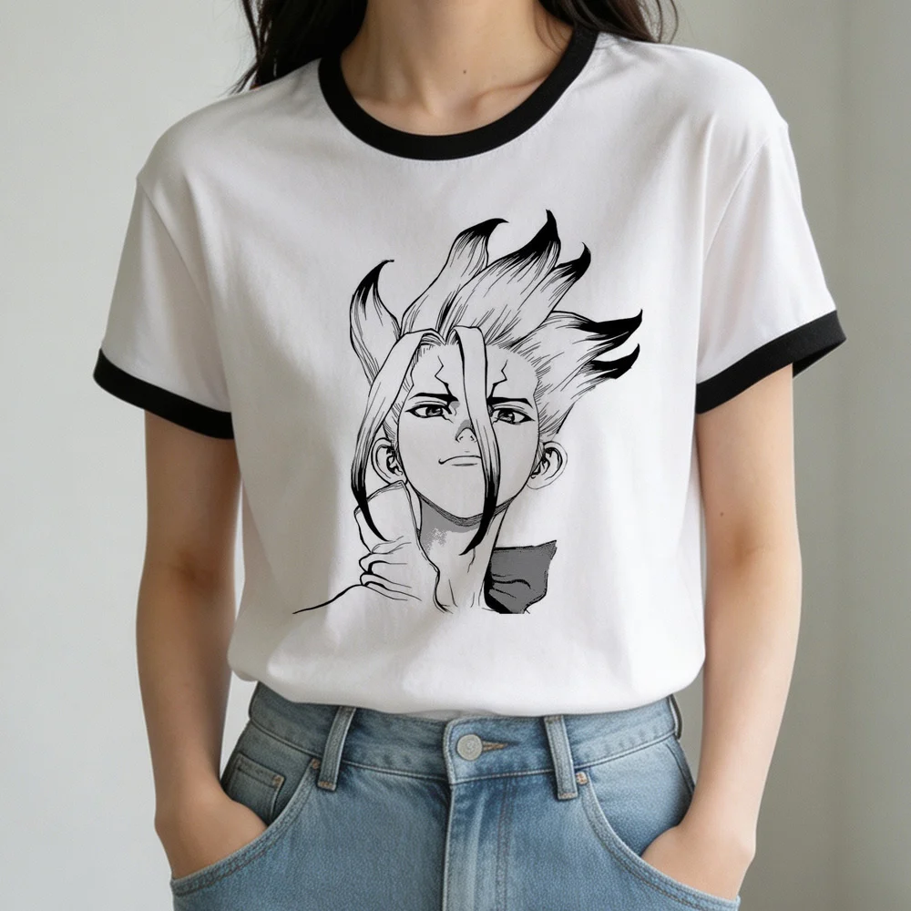 Dr Stone tshirt women party emo goth 2000s funny shirt alternative  meme 80s baddie