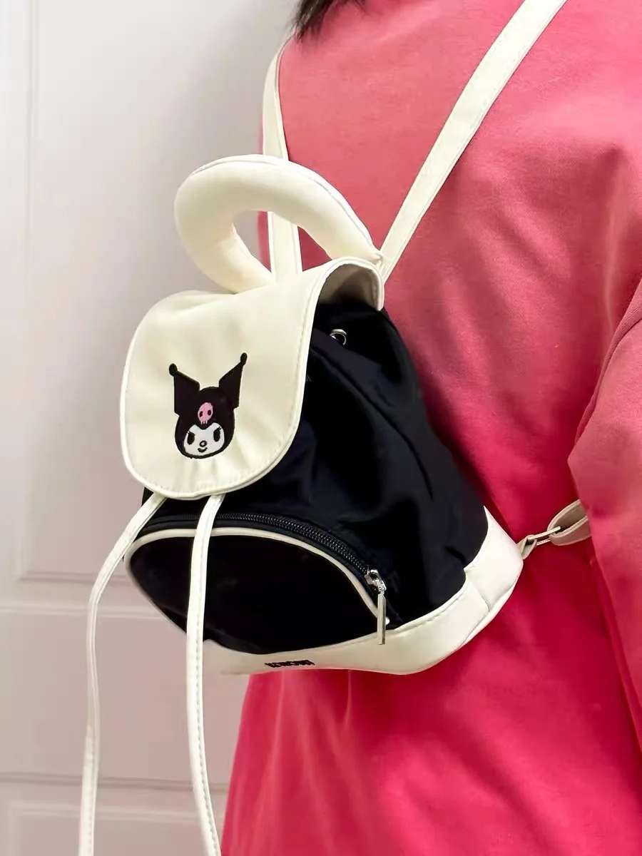 Cute Sanrio Large-capacity Student Backpack Women's New Niche Versatile Fashion Commuter Shoulder Handbag Trendy