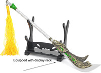 1 piece - Guan Yu Qinglong Yanyue Knife Model, 8.66 inch all alloy material, mini desktop decoration,