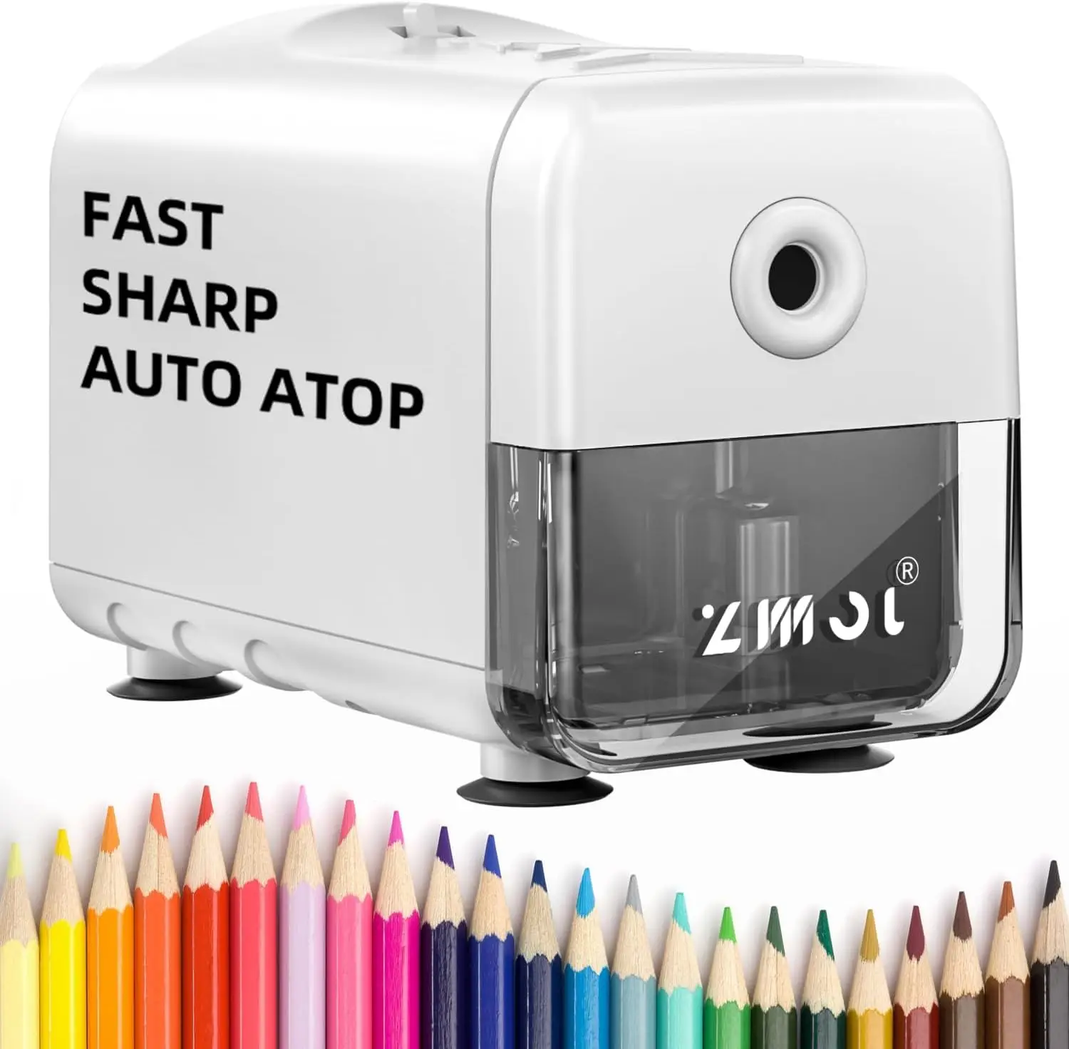 

Мощная электрическая точилка для карандашей для использования в классах, подходит для карандашей №. 2 цветных карандаша с функцией автоматической остановки