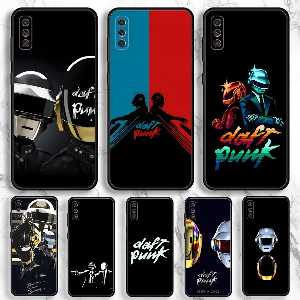 D-Daft Punk Band France Phone Case For Samsung Galaxy A13,A21s,A22,A31,A32,A52,A53,A71,A80,A91 Soft Black Phone Cover