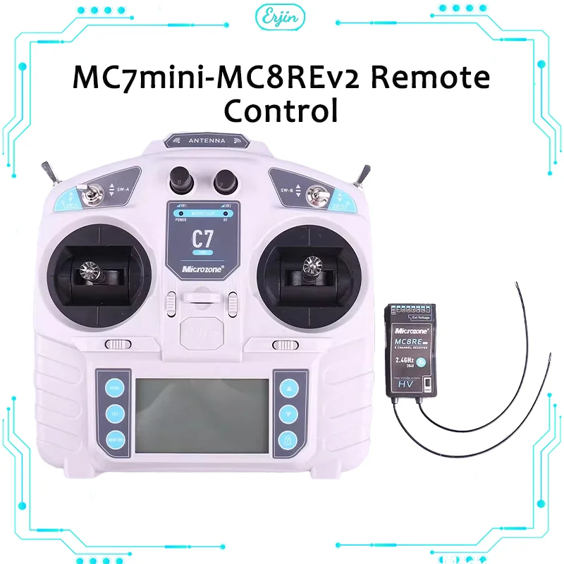 

Mike Mc7 Upgrade Mc7mini Модель самолета с дистанционным управлением Модель корабля Модель автомобиля Приемник Четырехосевой самолет с фиксированным крылом